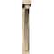 Ekena Millwork Thorton Block Rough Sawn Bracket w/ Offset Brace, Douglas Fir, 4"W x 24"D x 28"H BKT0402X24X28THR05RDF - alternate 2